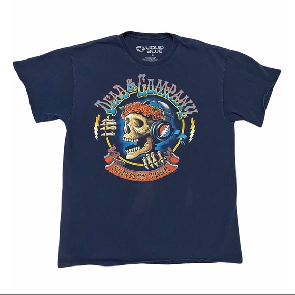 Liquid Blue Grateful Dead Concert Tee Size Large - Picture 1 of 6